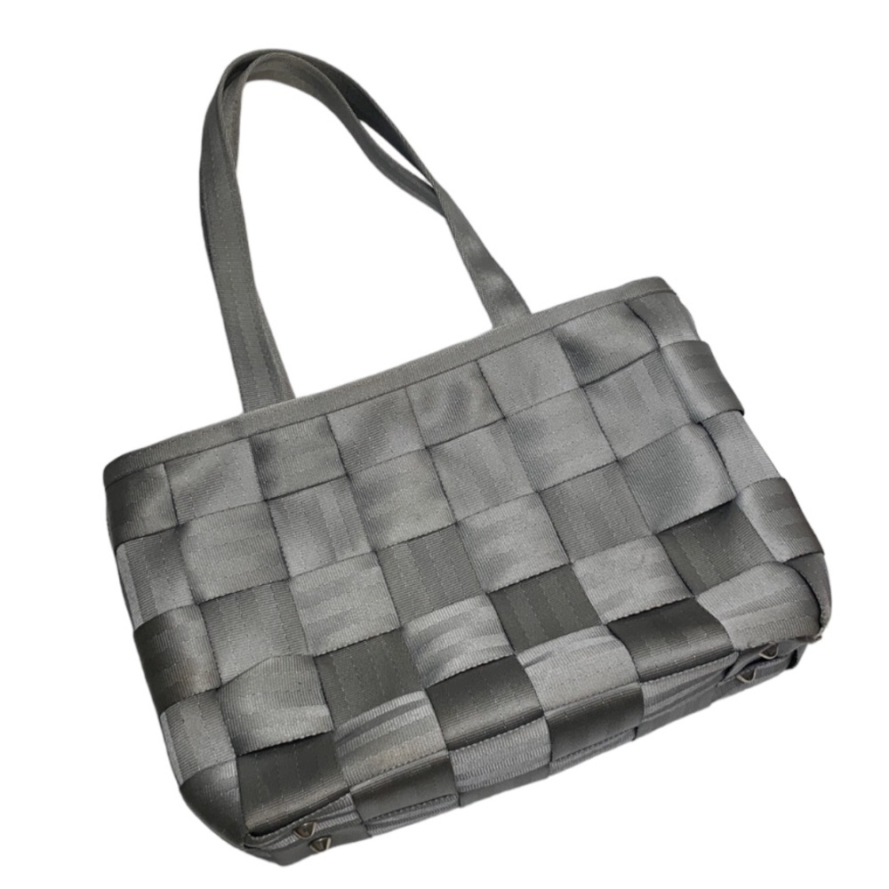 The Original Seatbelt Bag Silver Gray Shoulder Bag Purse 10” x 15” x 4”
